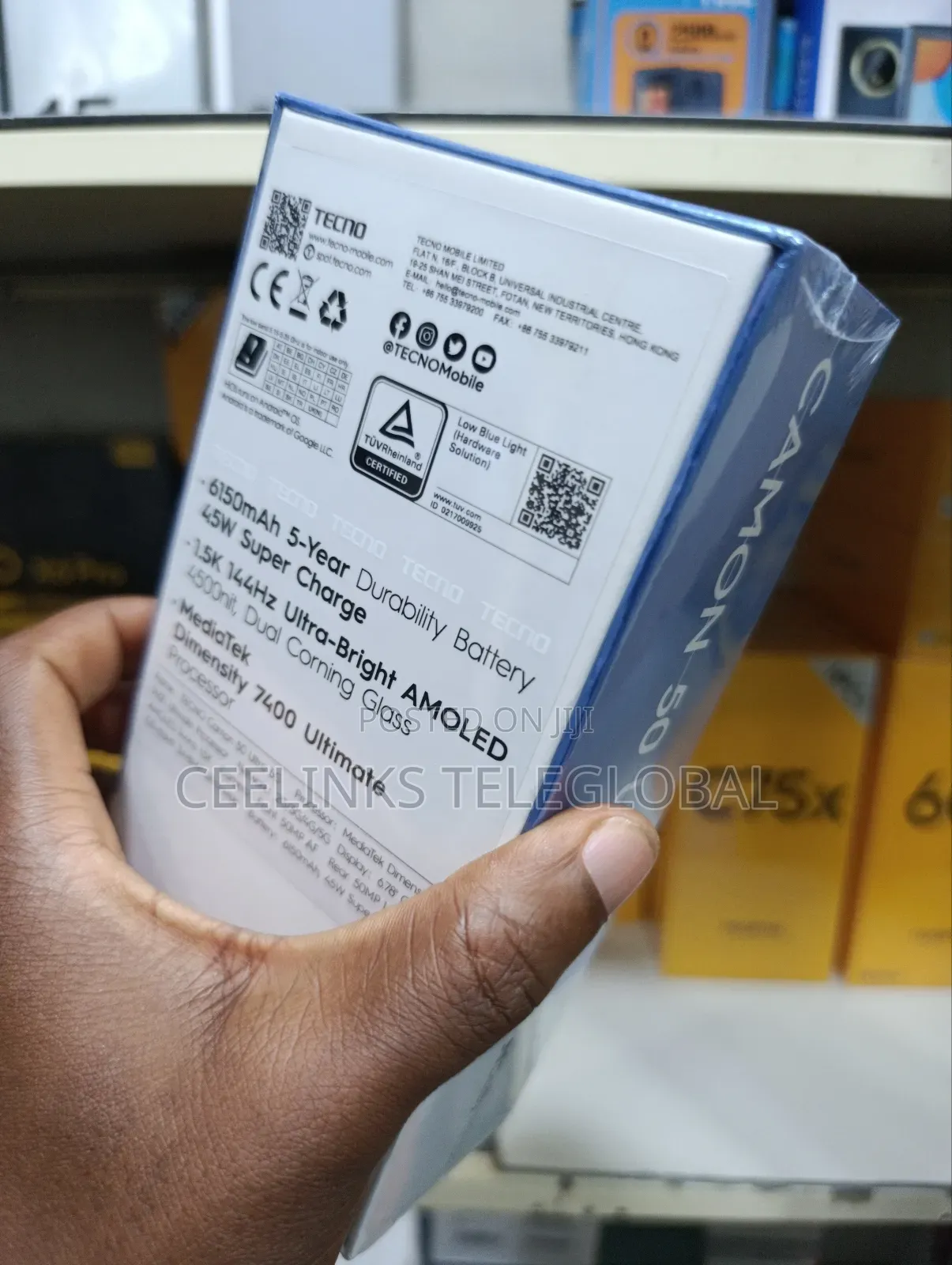 New Tecno Camon 50 Ultra 512 GB Blue