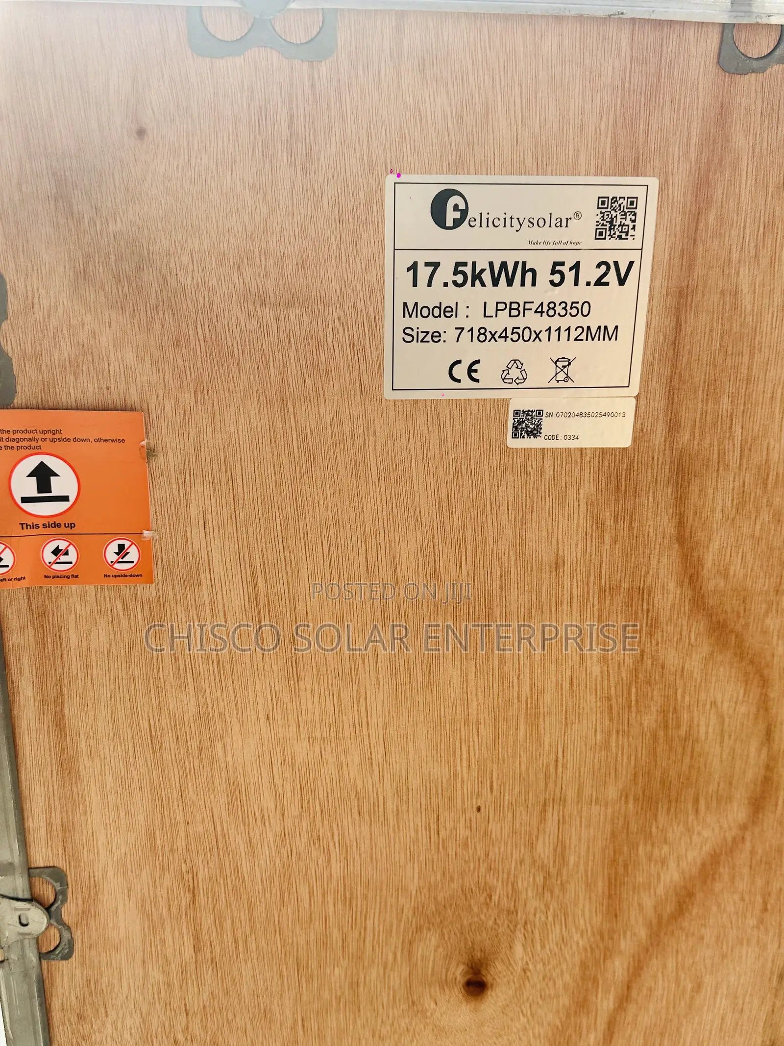 17.5kwh 48v Felicity Lithium Battery