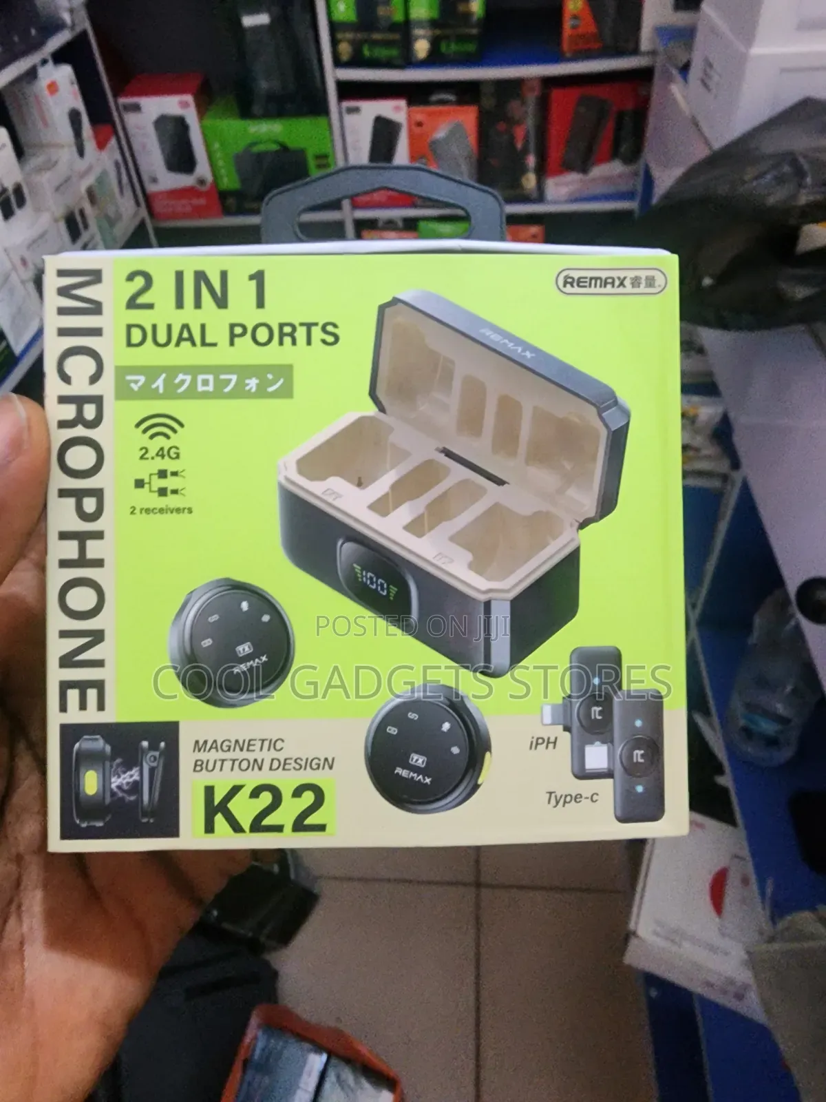 Remax 2-in-1 Wireless Microphone