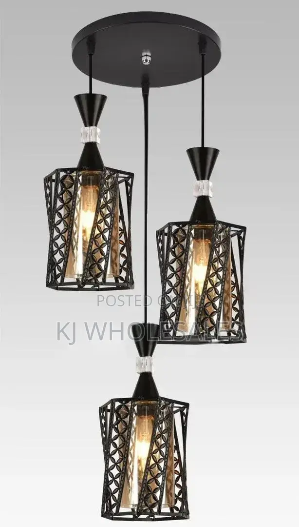 Black Cribs Dropping Pendant Light