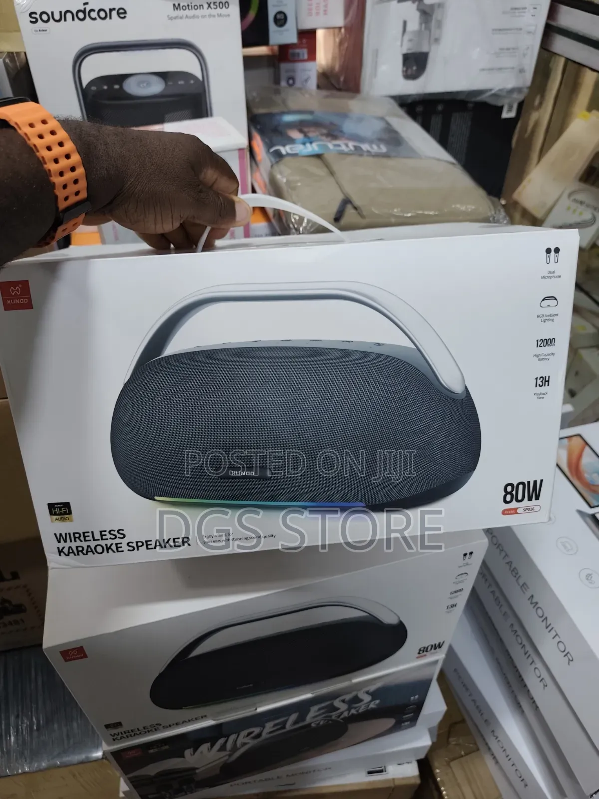 Kundd Wireless Karaoke Sp016 Bluetooth Speaker 80w