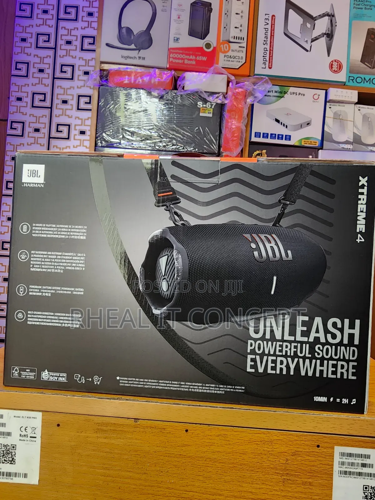 JBL Xtreme 4 Bluetooth Speaker (Black)