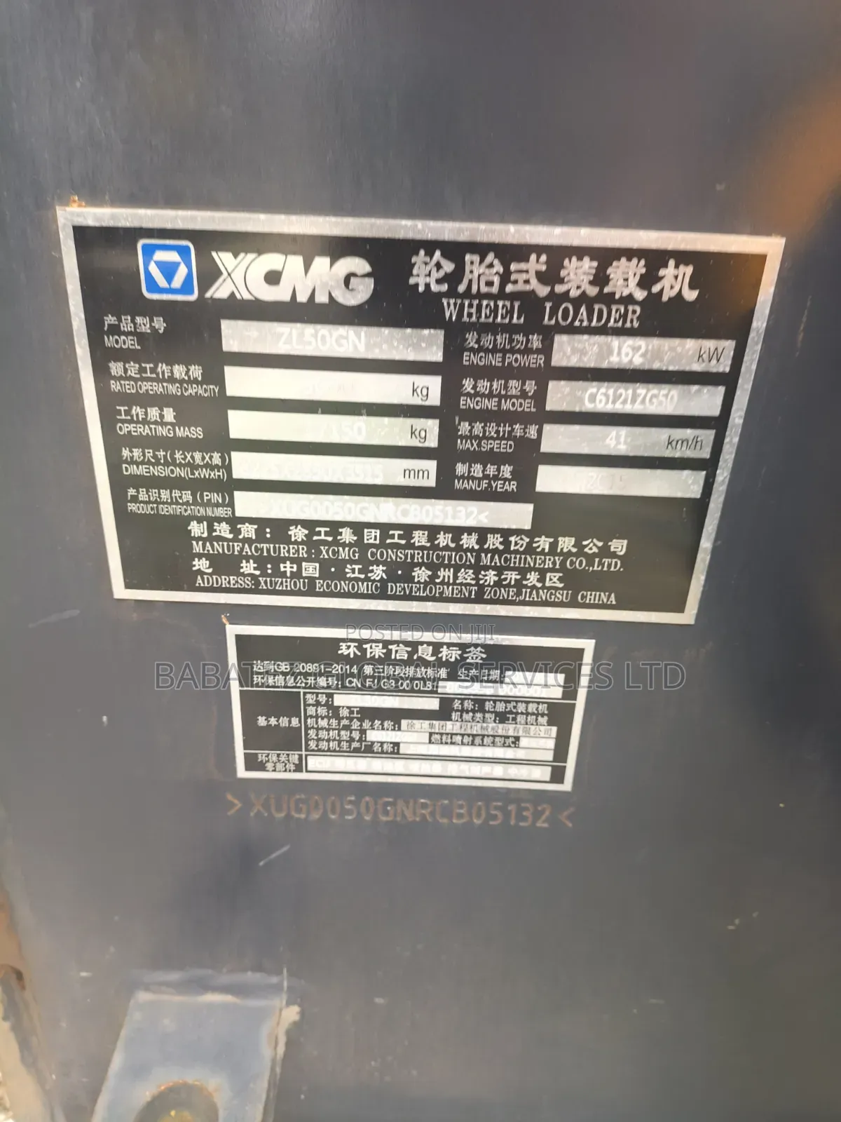 Tokunbo XCMG