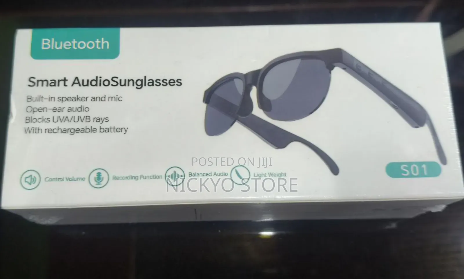 Smart Audio Sunglasses (S01) – Bluetooth Enabled