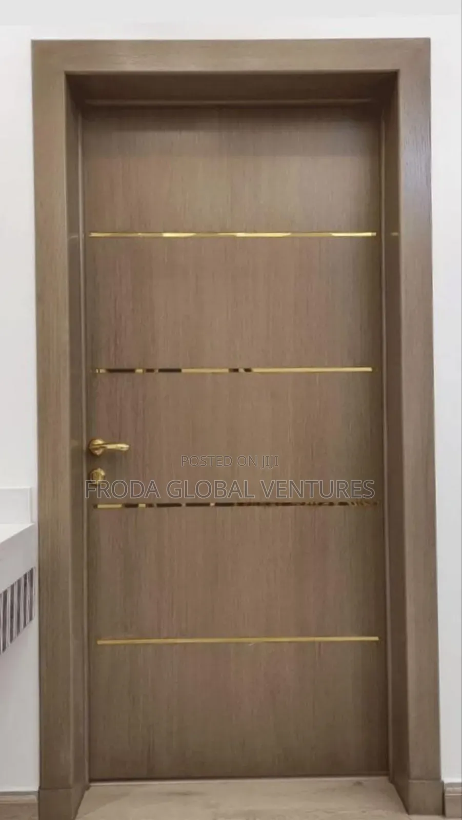 Nigerian Made HDF Doors. 3ftby7f Locally Fabricated HDF Wooden Doors