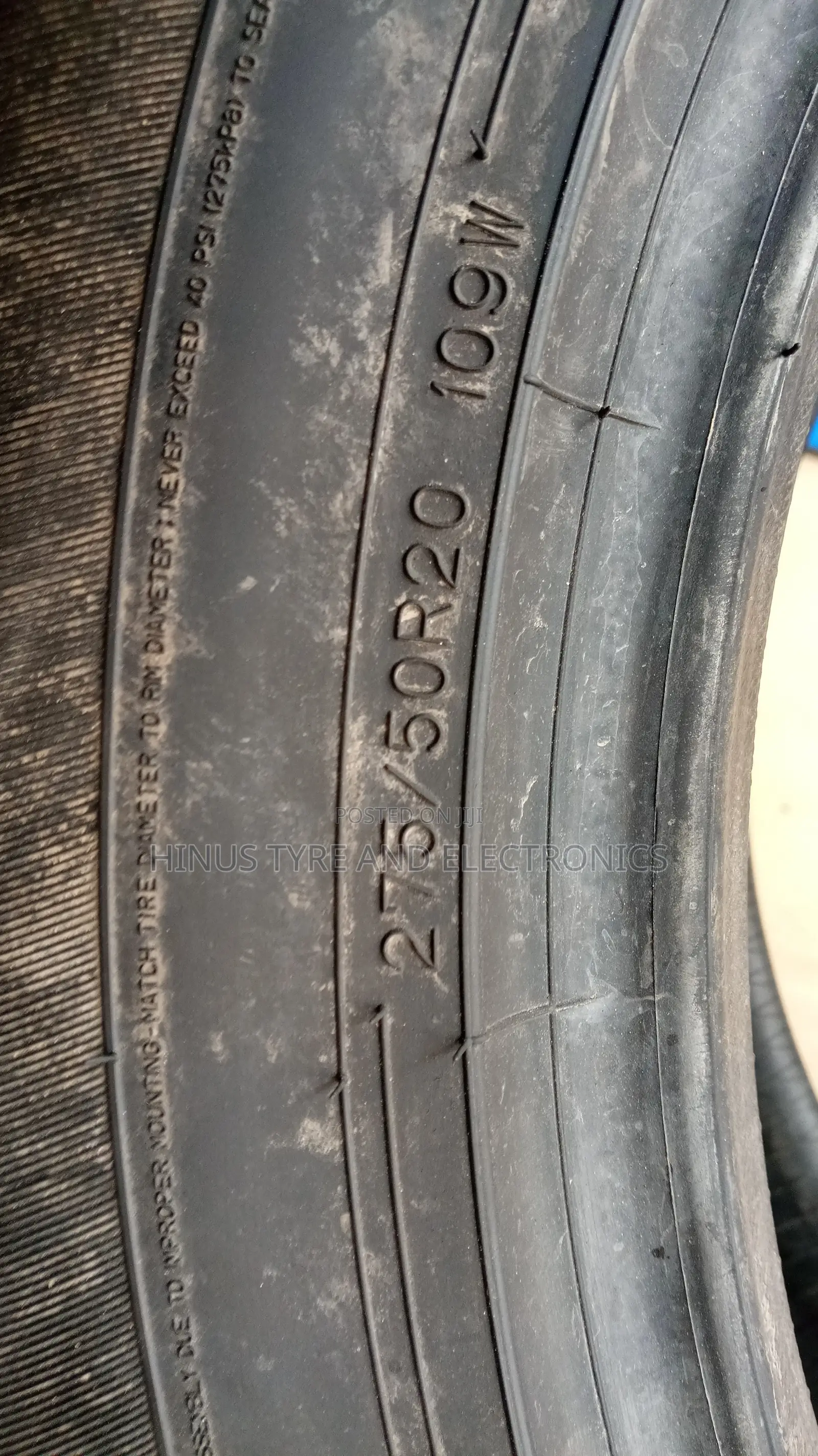 275/50/20 Dunlop Sport Maxx Tyre