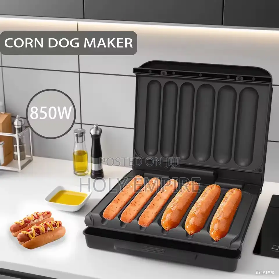 Electric Sausage Grill Nonstick Plate Veggie Sausage Hot Dogs BBQ