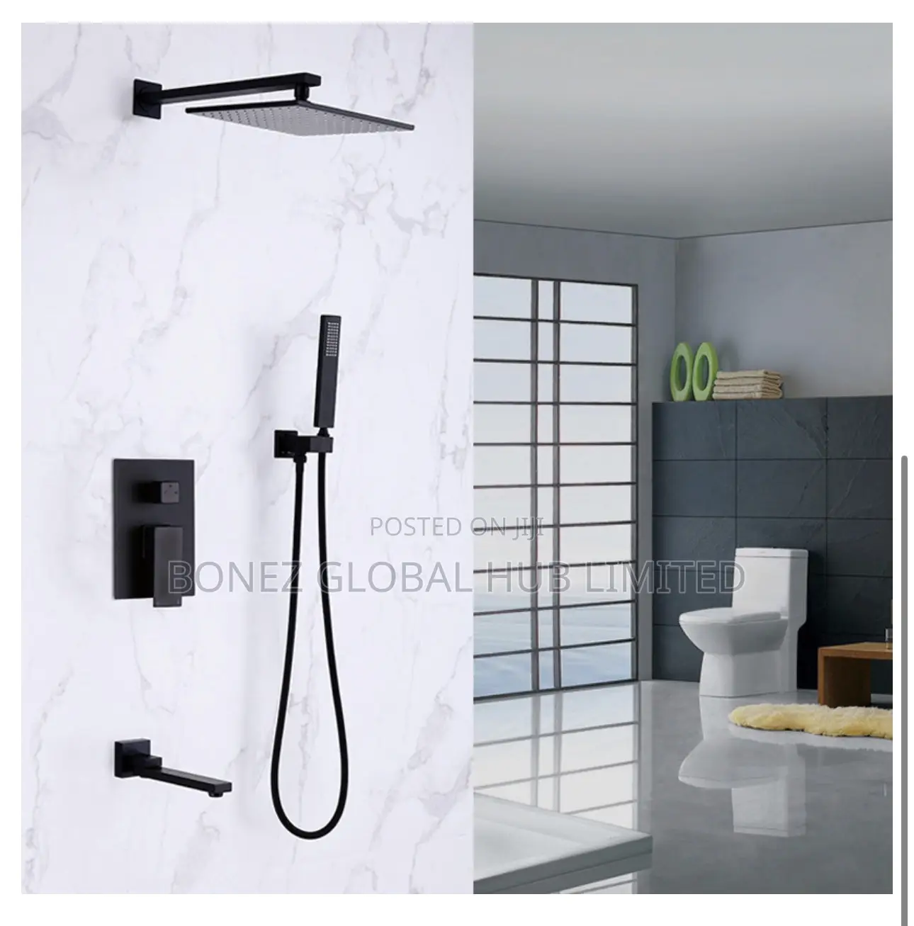 Concealed 5 Ways Shower Mixer