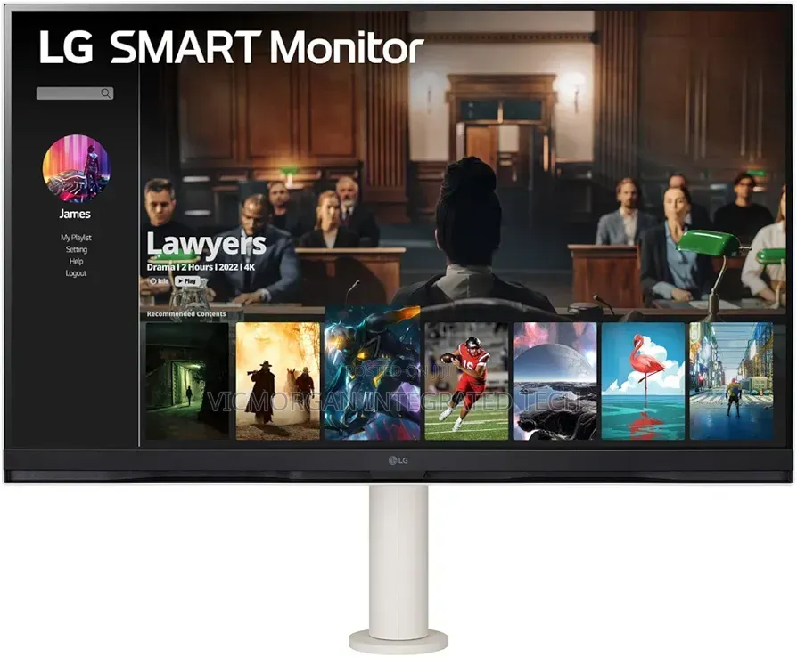 Lg 32sq780s-W 32-Inch Uhd Myview Smart Monitor With Webos and Ergo