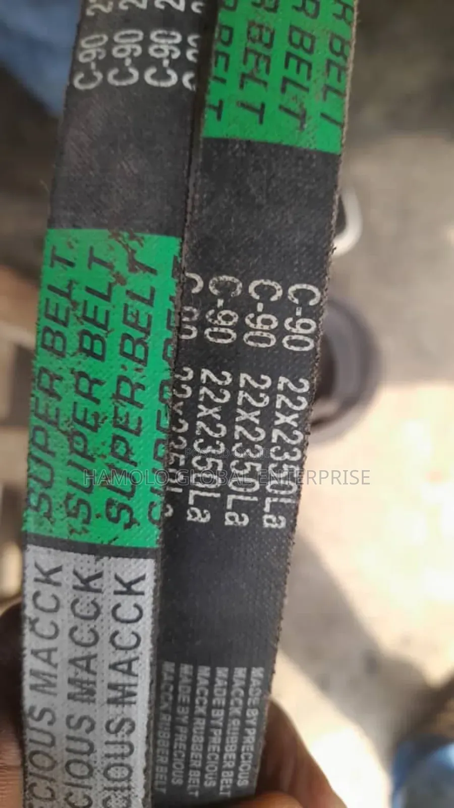C424 V-belt C112, C120, C90, C125
