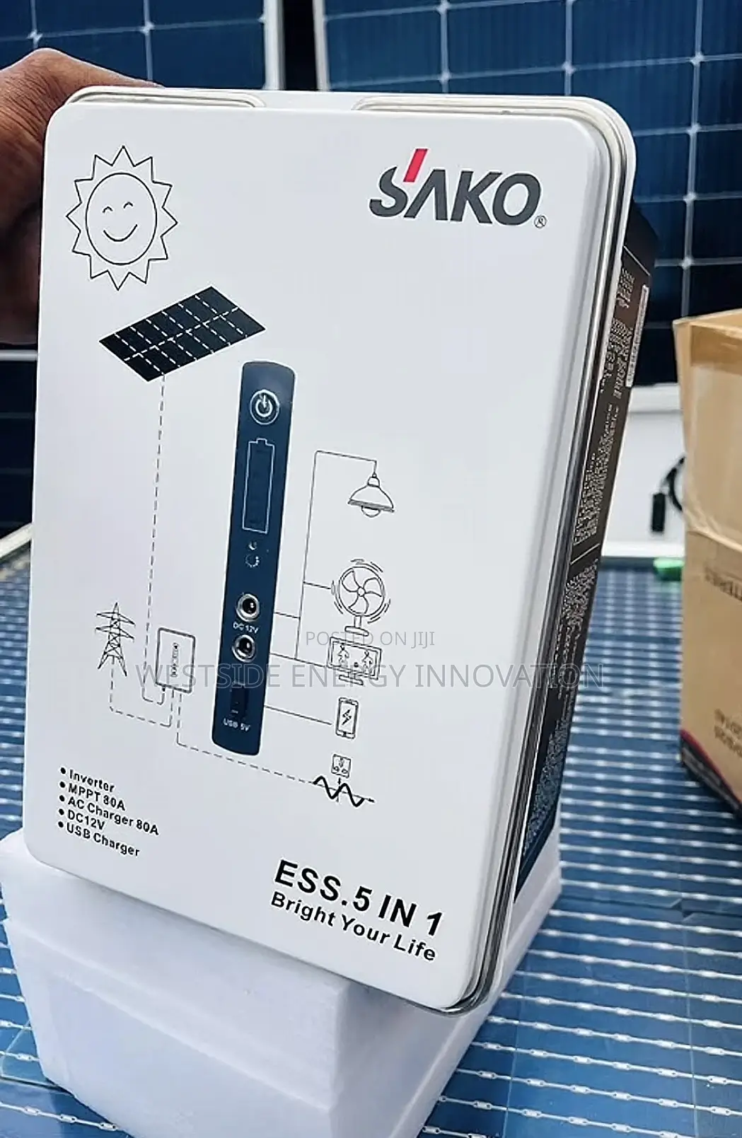 Sako Solar Generator 300w/1kwh Battery