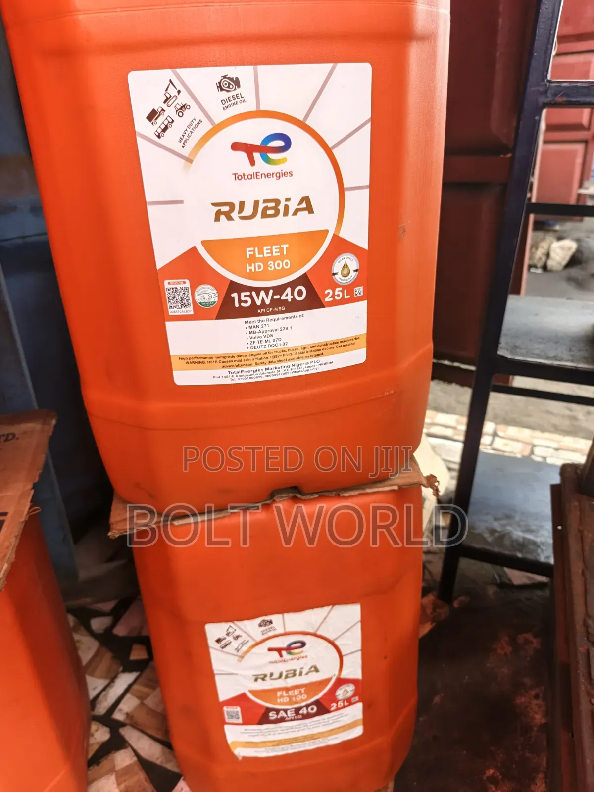 Totalenergis Rubia Fleet Hd300(15w-40) 25l