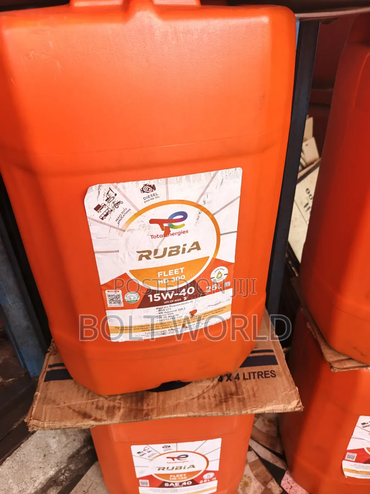 Totalenergis Rubia Fleet Hd300(15w-40) 25l