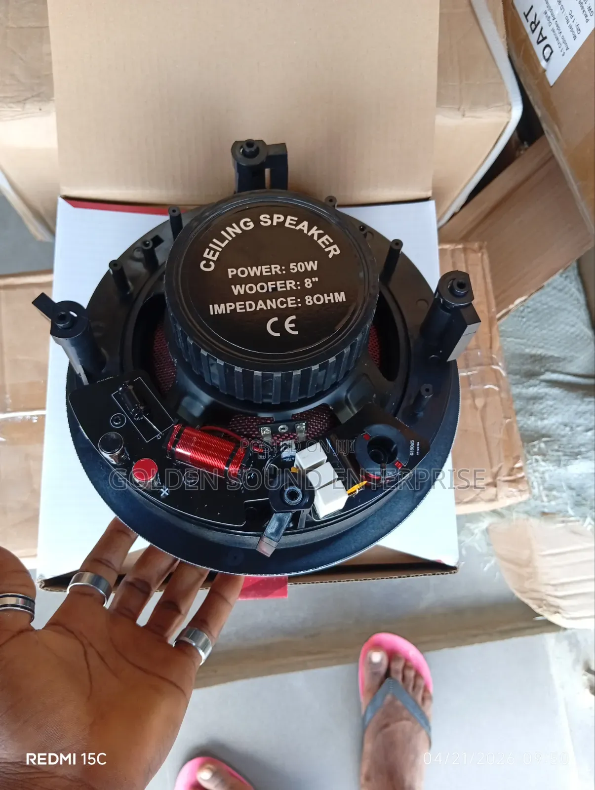 Dart Pop Ceiling Speakers 50watts Model C50a Big Magnets