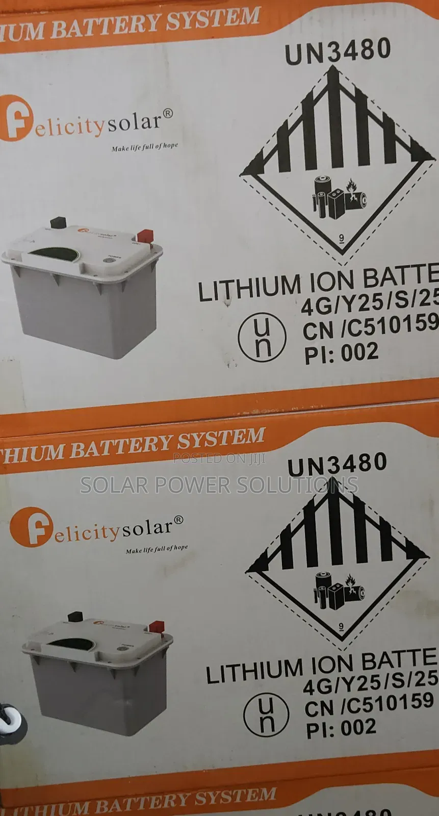 Felicity 12.8v 200ah Lithium Battery