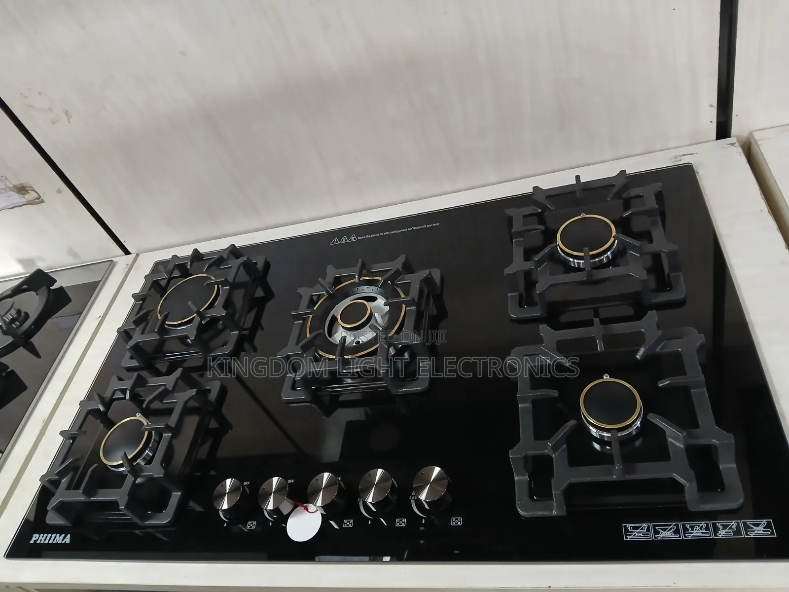 Phima Luxury Inbuilt 5 Burners Gas Cooker 60x90cm 100% Copper
