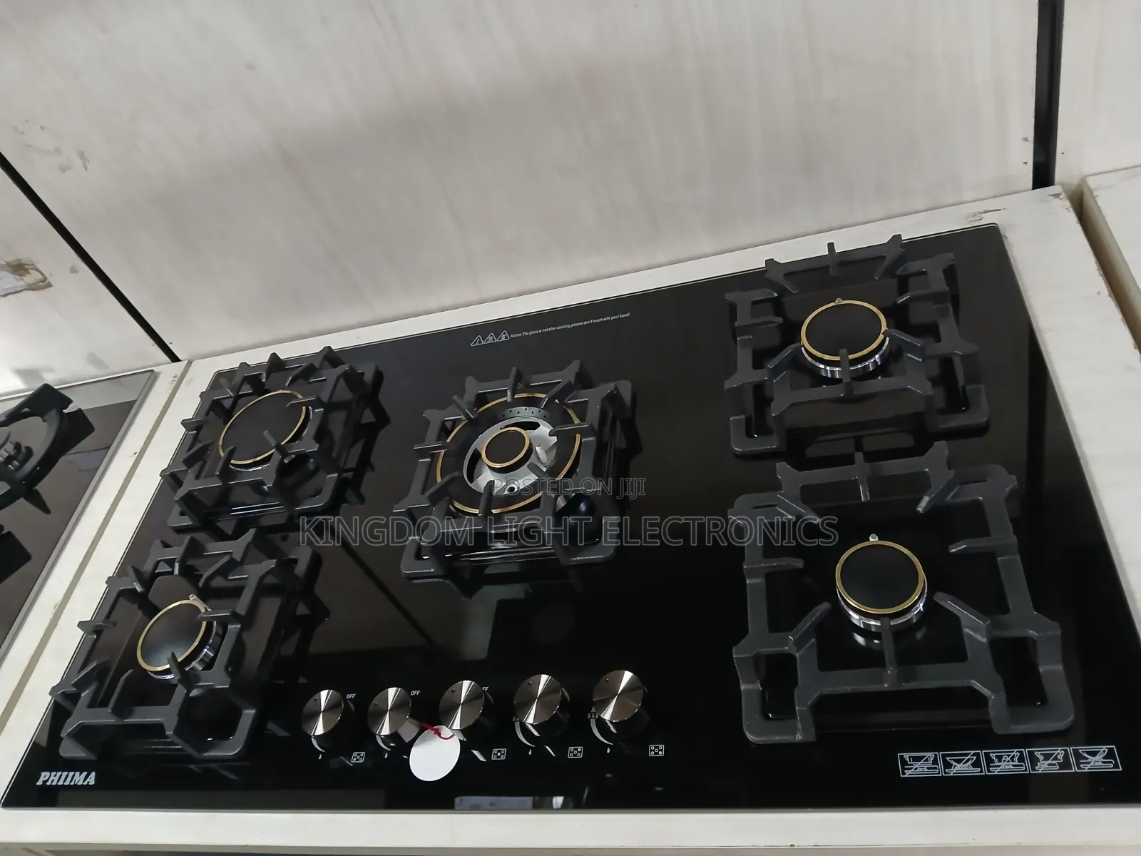 Phima Luxury Inbuilt 5 Burners Gas Cooker 60x90cm 100% Copper