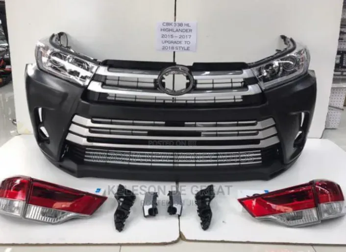 Upgrading Kit Toyota Highlander 2015 Upgraded to 2018 Model