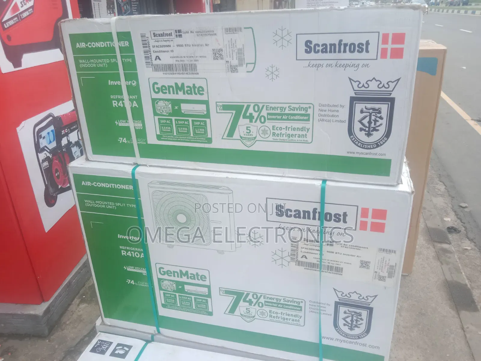 Scanfrost Air Conditioner Split Unit Inverter Saves 74%
