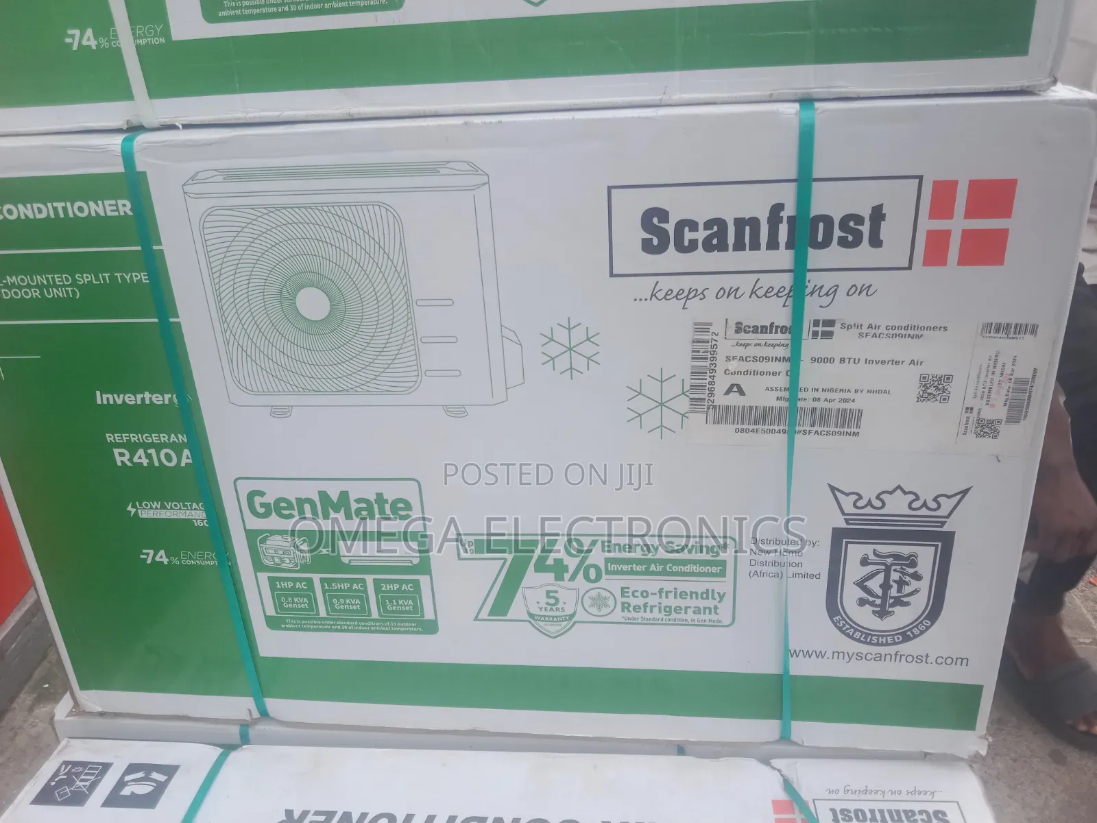 Scanfrost Air Conditioner Split Unit Inverter Saves 74%