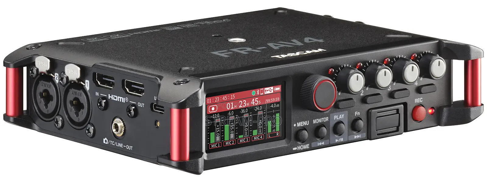 Tascam Fr-Av4 32-Bit Float 4-Ch Field Recorder With Mixer