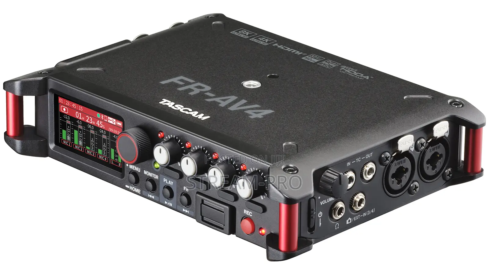 Tascam Fr-Av4 32-Bit Float 4-Ch Field Recorder With Mixer