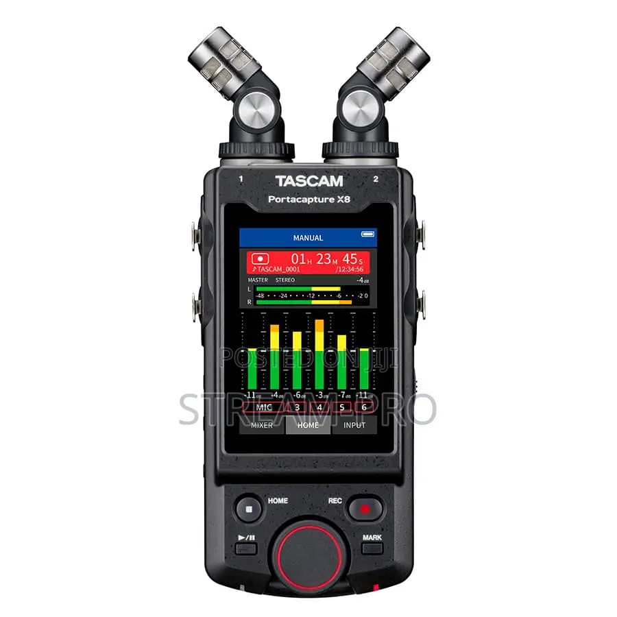 Tascam Portacapture X8 32-Bit Float 8channel Multitrack Field Recorder