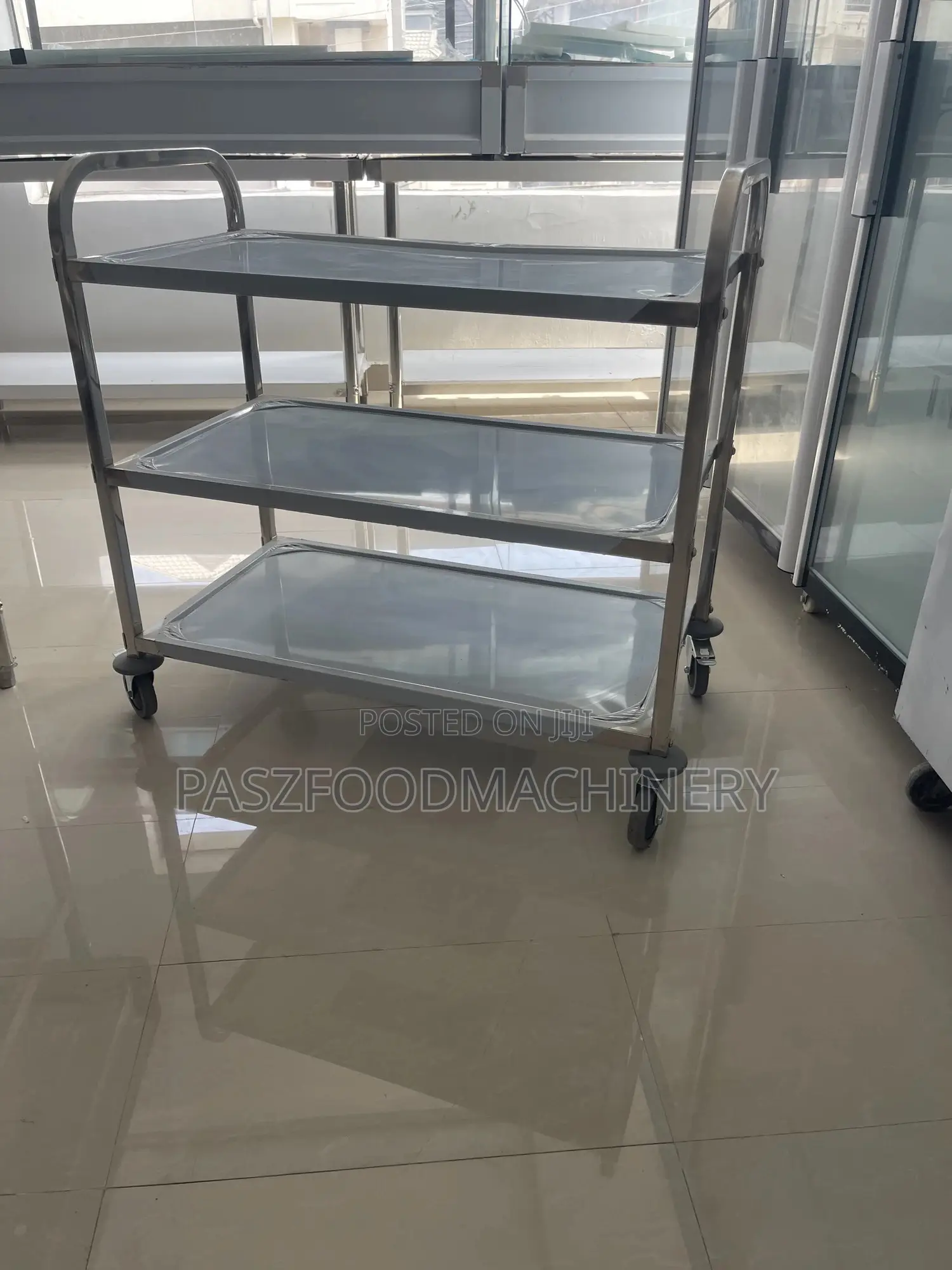 Commercial Service Trolley Stainless