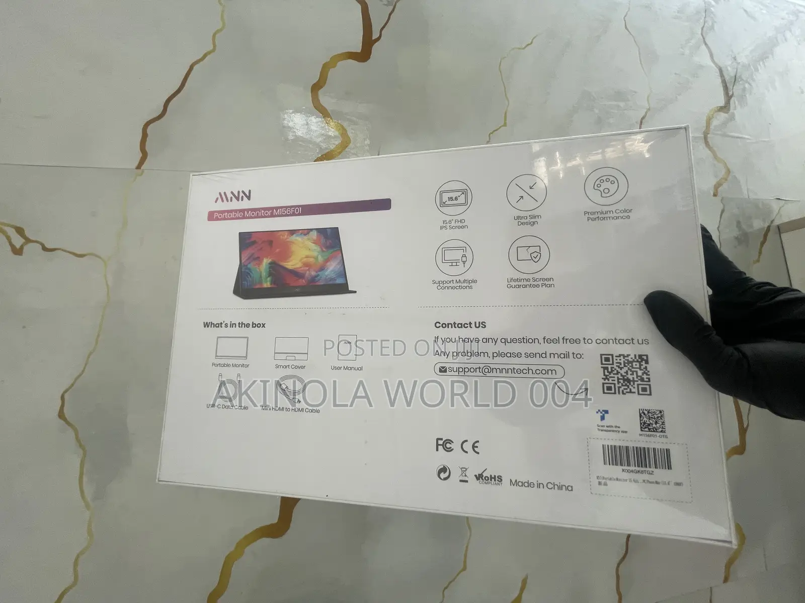 Brand New MNN Portable Monitor V156f1