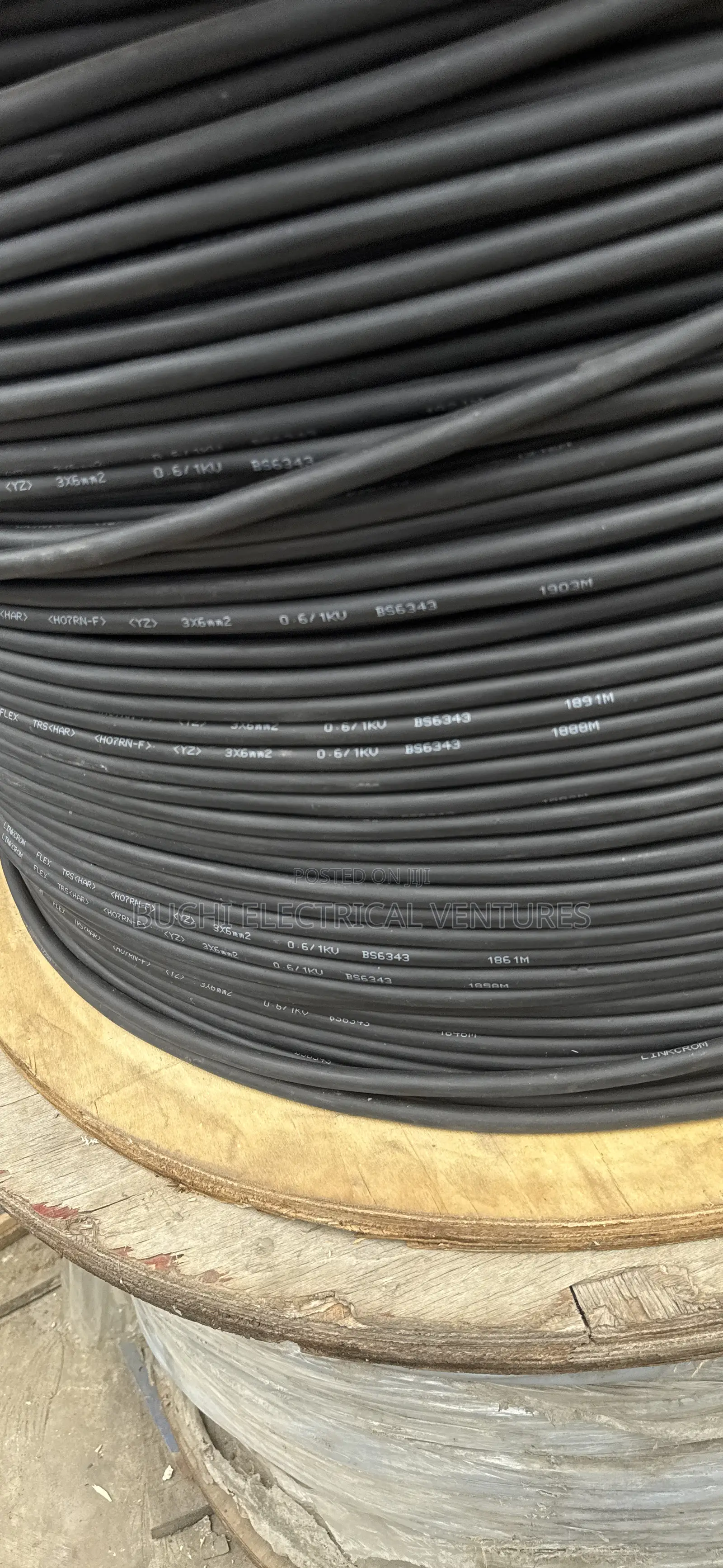 6mmx3 Core Flexible Cable TRS