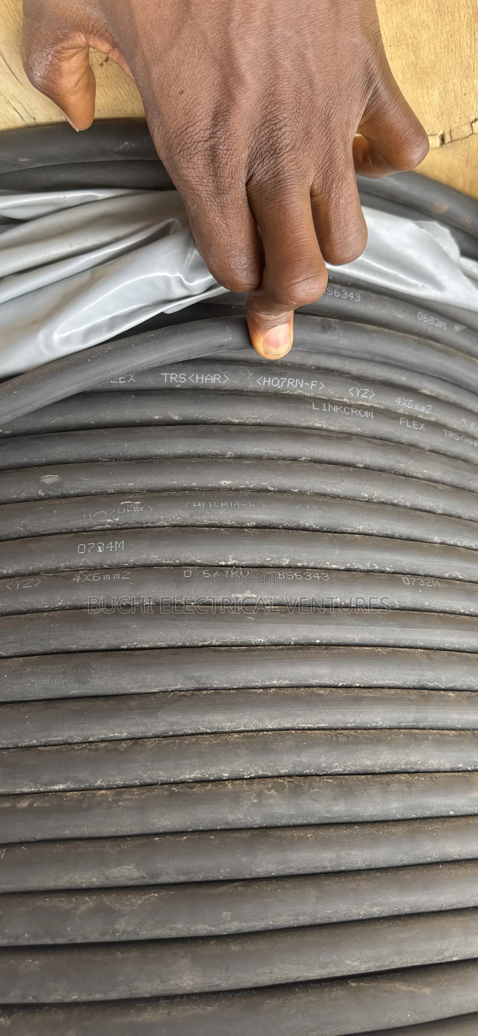 6mmx4core Flexible Cable TRS (H07rn-F)