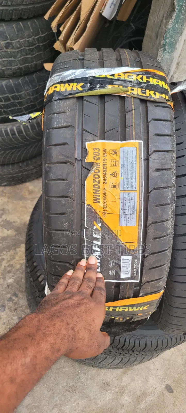 Brandnew Teraflex Windzoom 203|245/45zr19 98w (Ultra High Performance)