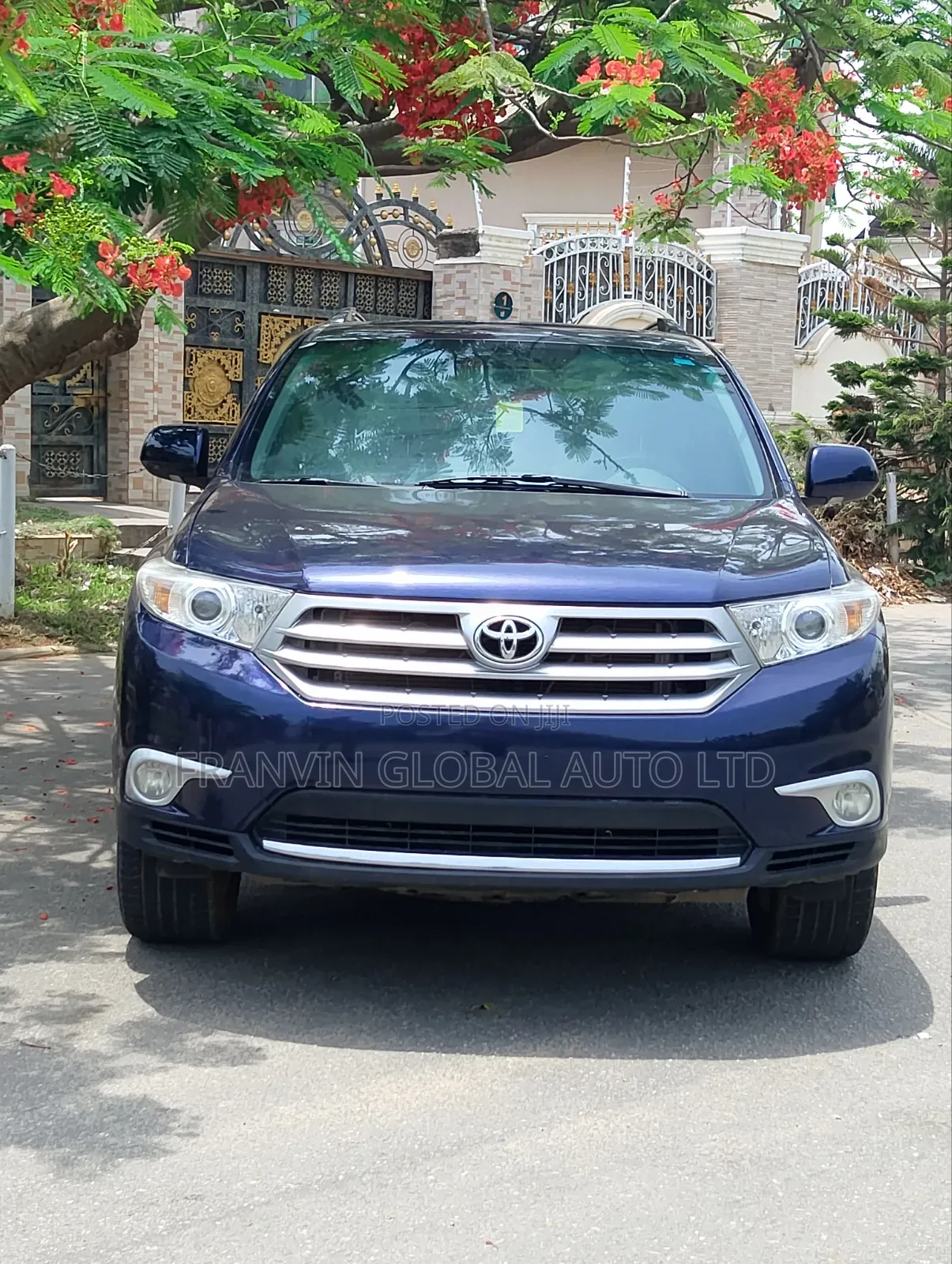 Toyota Highlander Limited 2012 Blue
