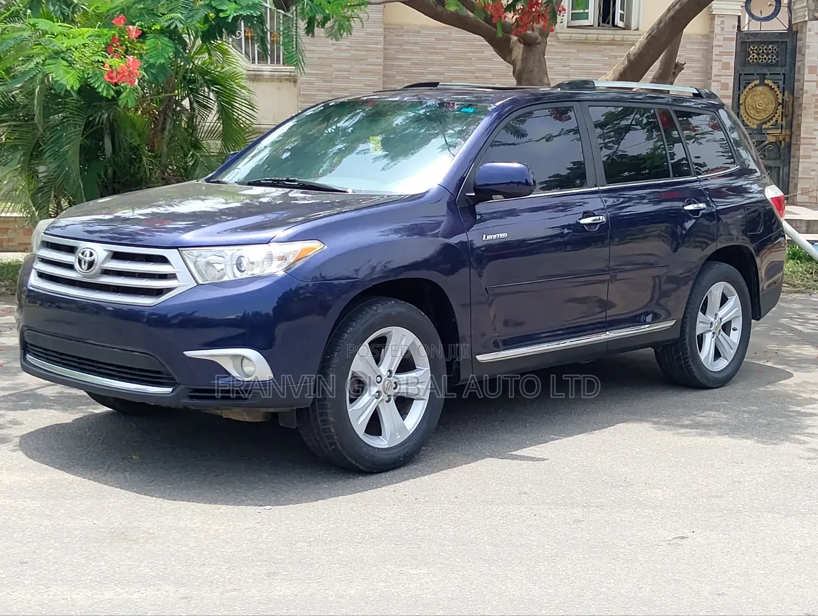 Toyota Highlander Limited 2012 Blue