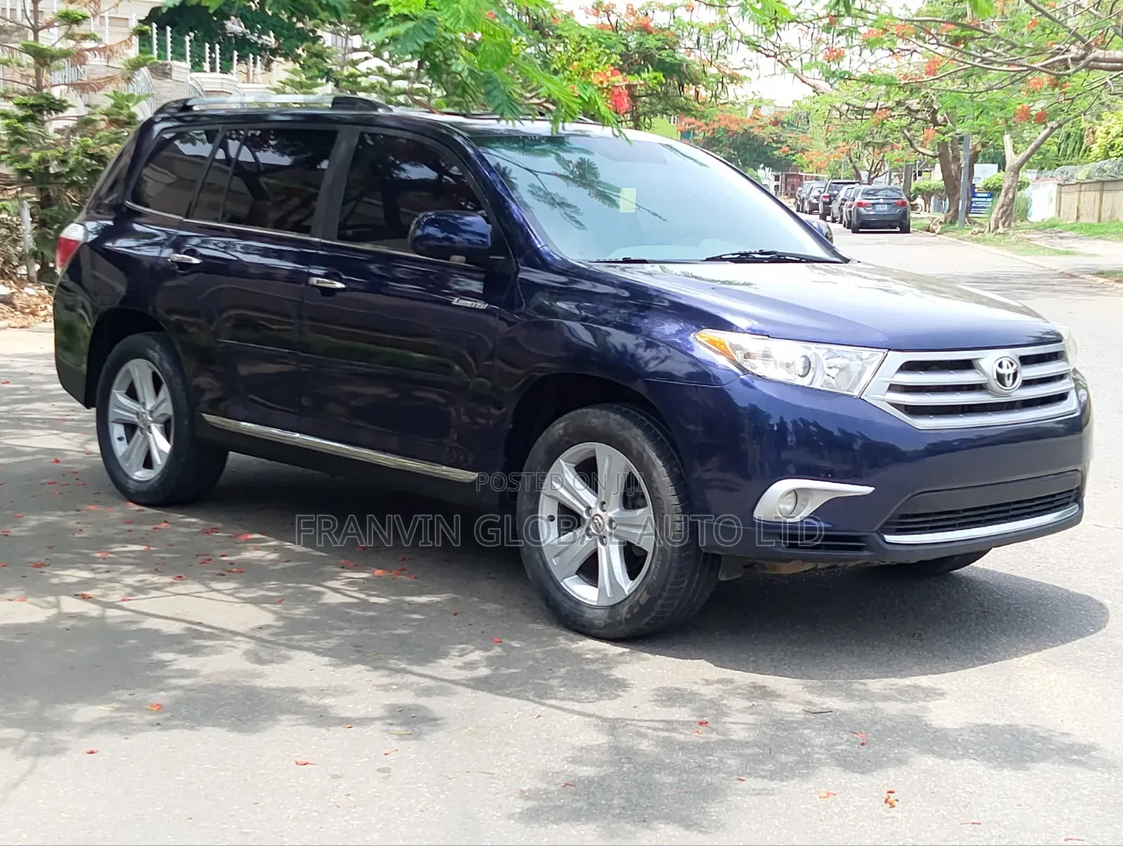 Toyota Highlander Limited 2012 Blue