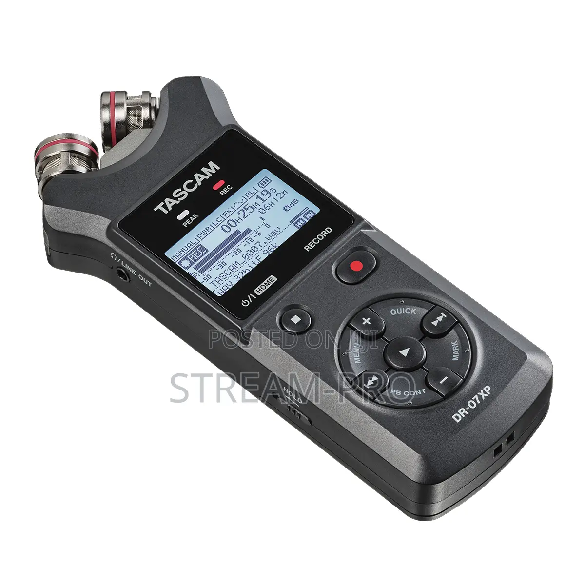 Tascam Dr-07xp 2-Channel 32-Bit Float Portable Audio Recorder