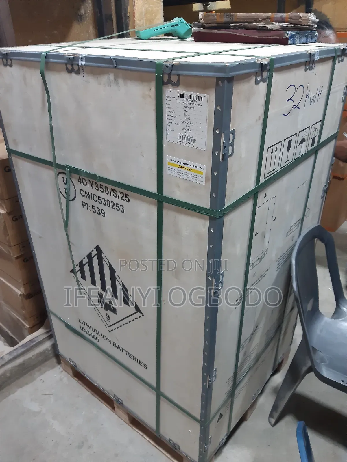 Itel Energy Lithium Ion Battery 32kwh 51.2v