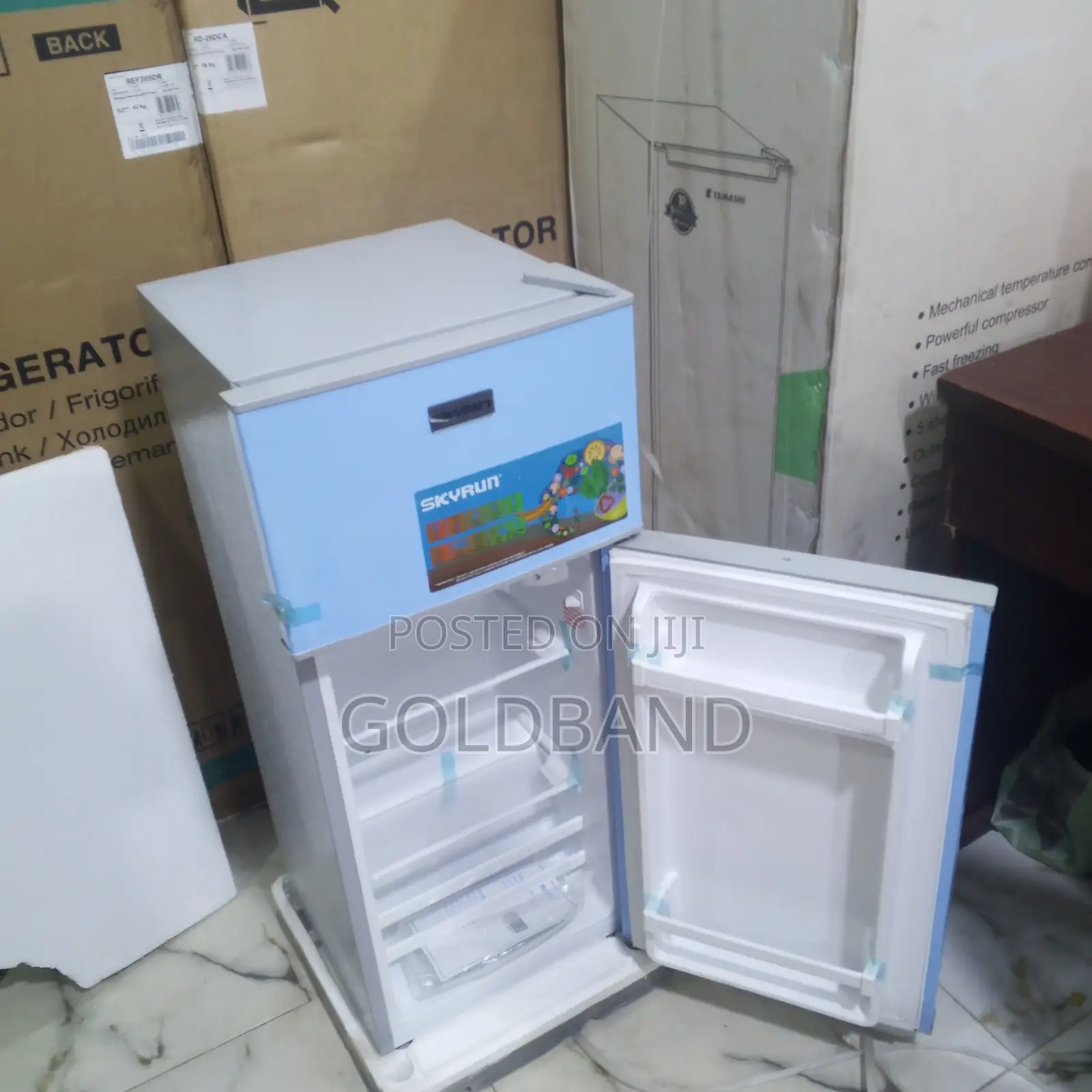 Skyrun 108l Energy Efficient Double Door Fridge