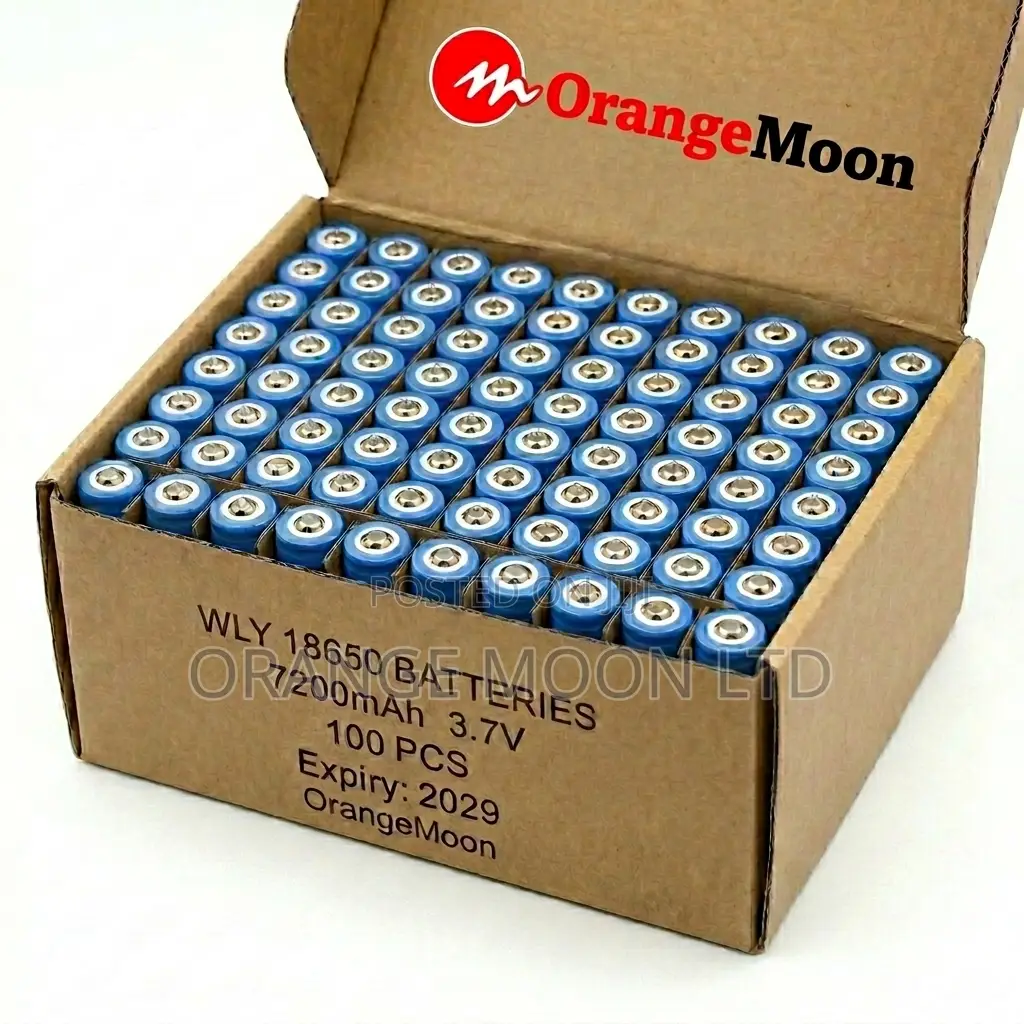 Original 18650 Batteries - 100pcs( Pin Mouth)