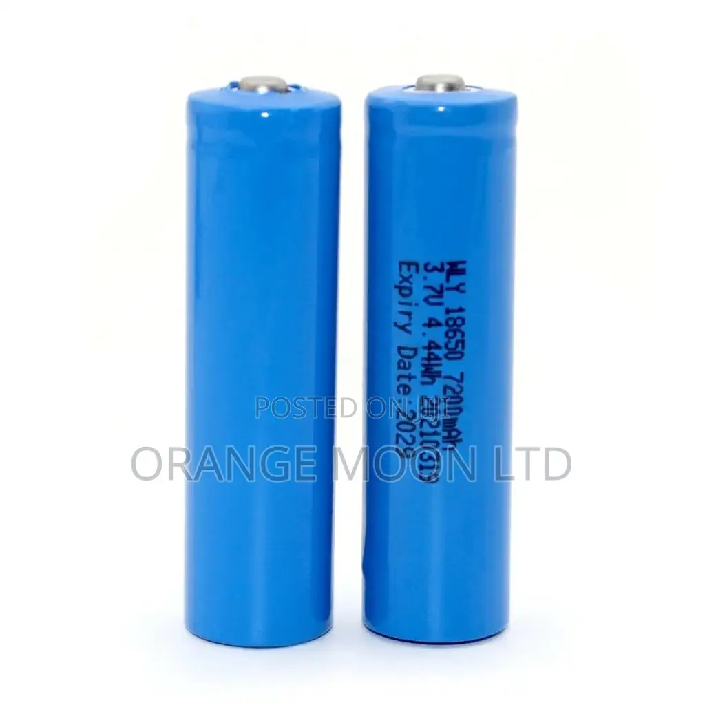 Original 18650 Lithium Batteries - 50pcs (Pin Mouth)