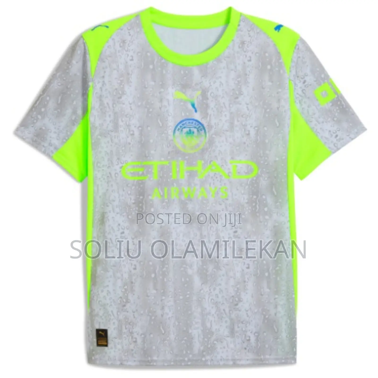 Manchester City 2025/26 Latest Third Kit Jersey