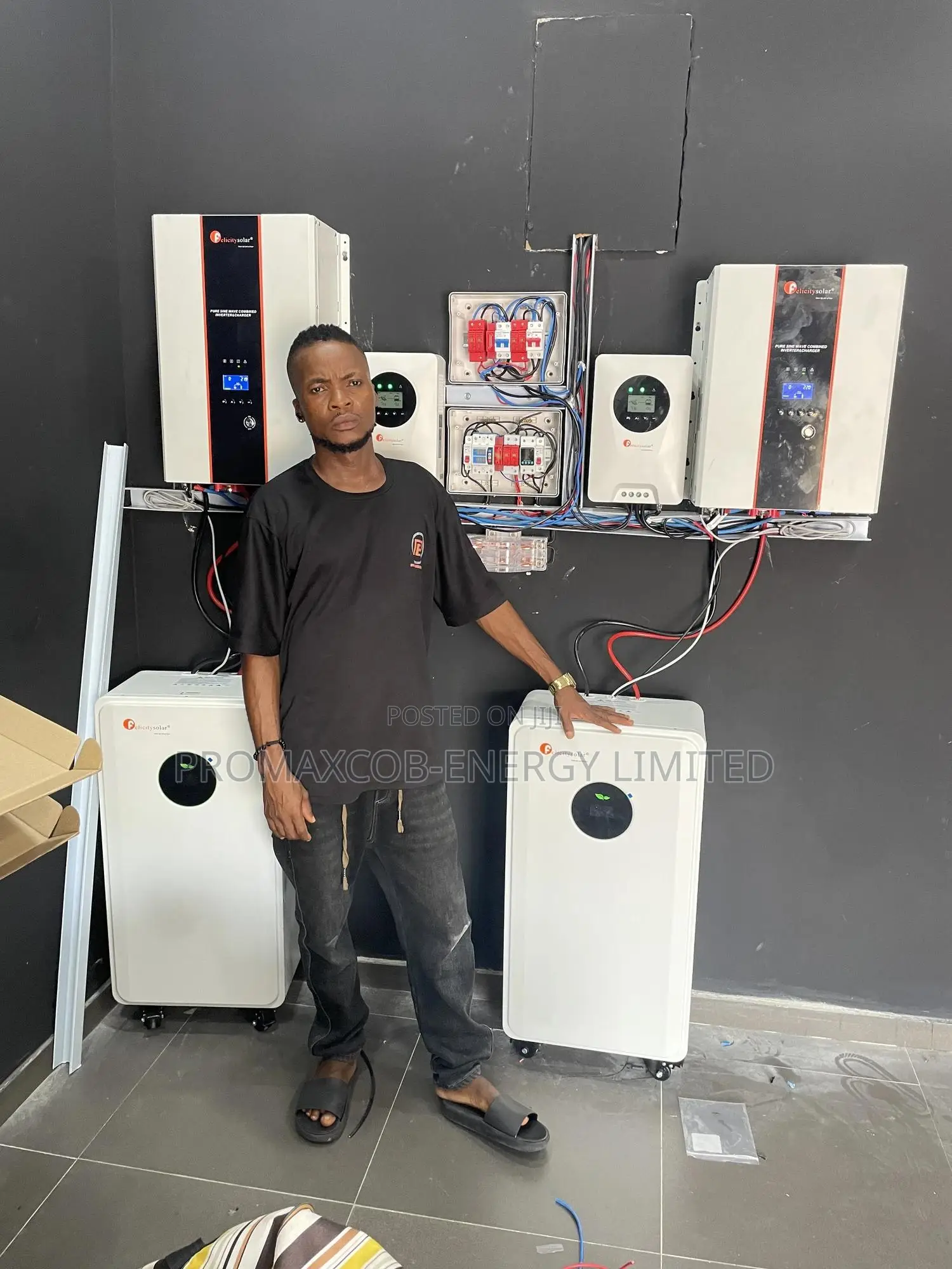 15kva Inverter, 30kwh Battery, 450w Panel X30, 240a Charger Controller
