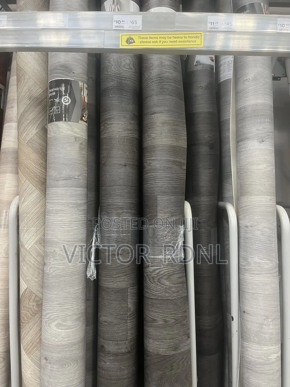 Grey Vinyl Rubber Carpet