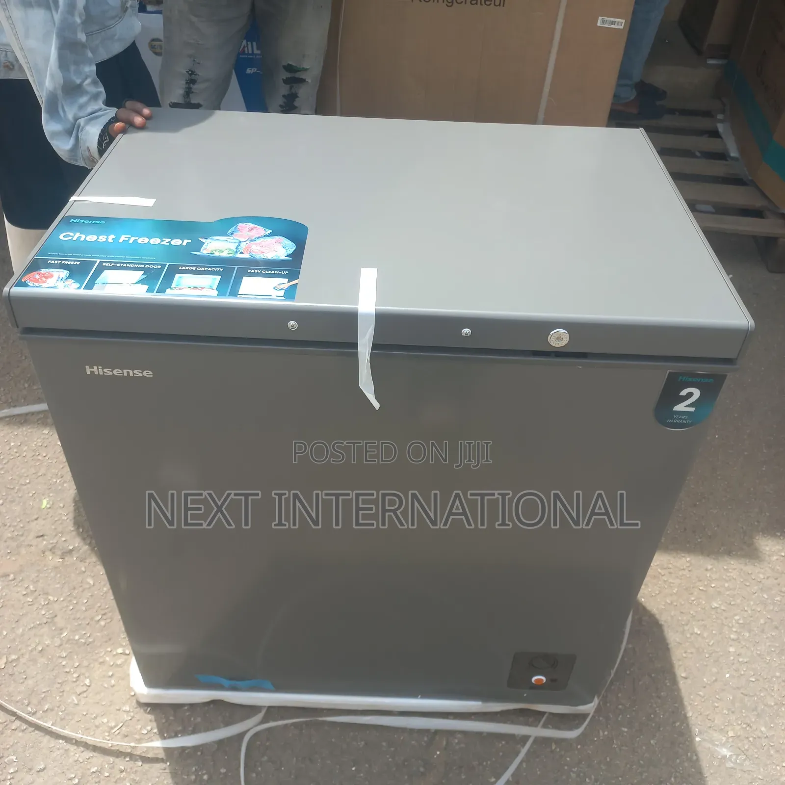 Hisense Chest Freezer (Fc260sh) Gray 200l