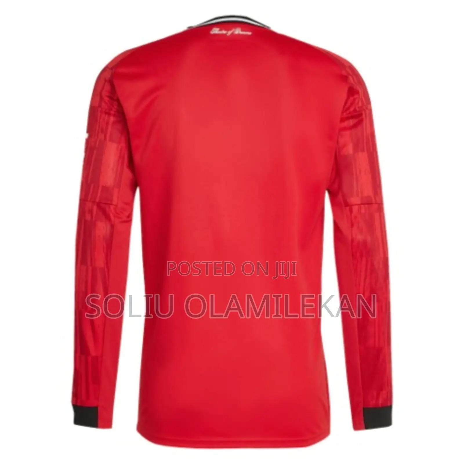 Adidas Manchester United Long Sleeve 2025/2026 Home Jersey