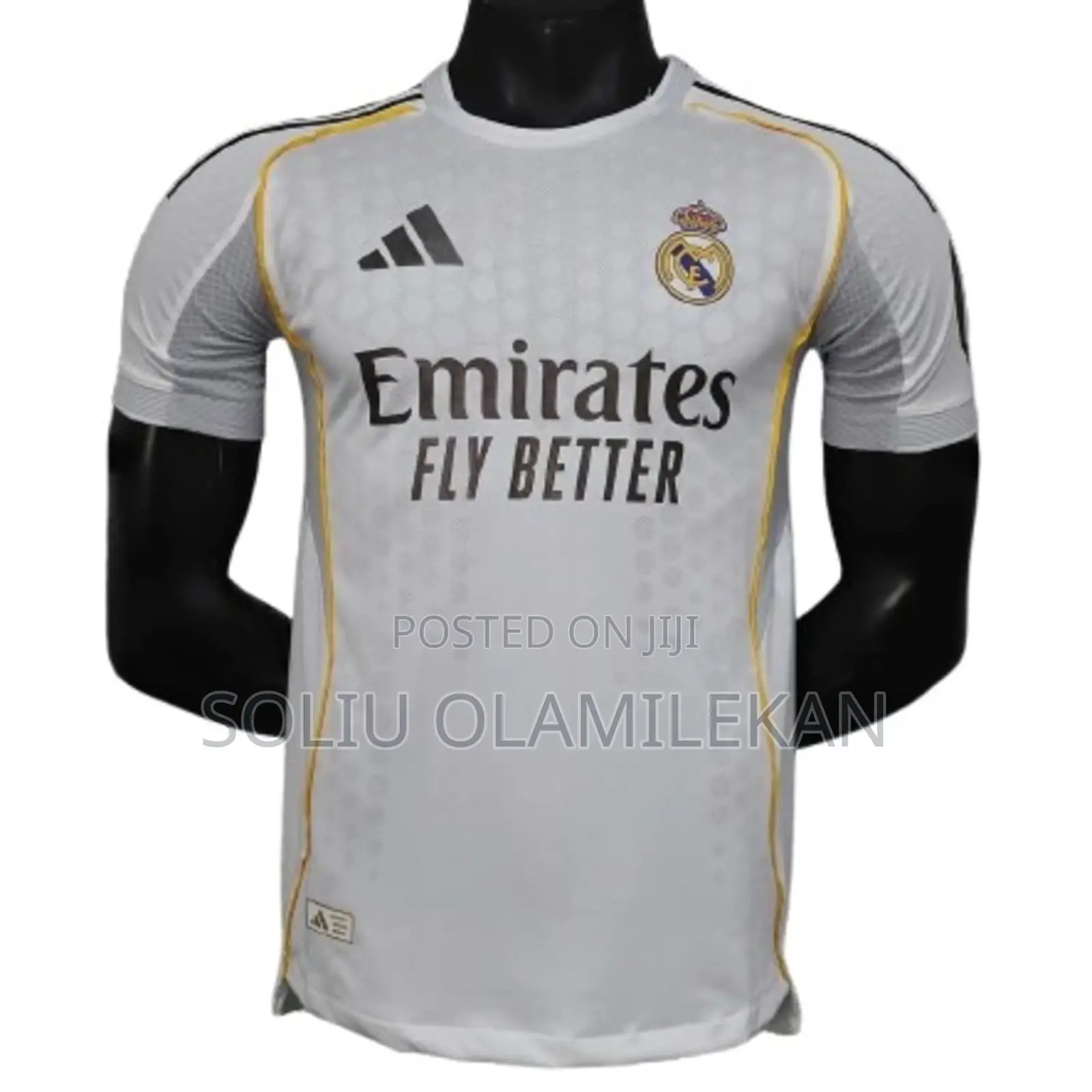 Adidas Real Madrid Player Grade 2025/2026 Home Jersey
