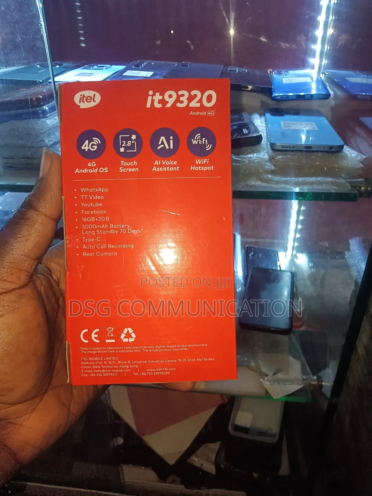 New Itel IT2190 Blue