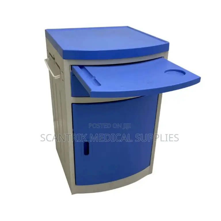 Bedside Cabinet With Lockable Drawer for Patient Safety