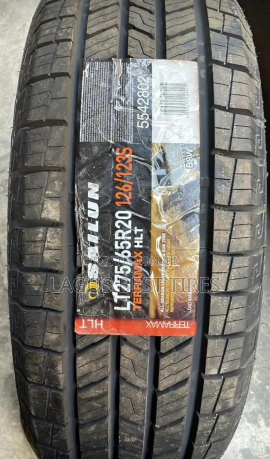 Brand New Sailun Terramax HLT (Lt275/65r20) – Heavy Duty Performance