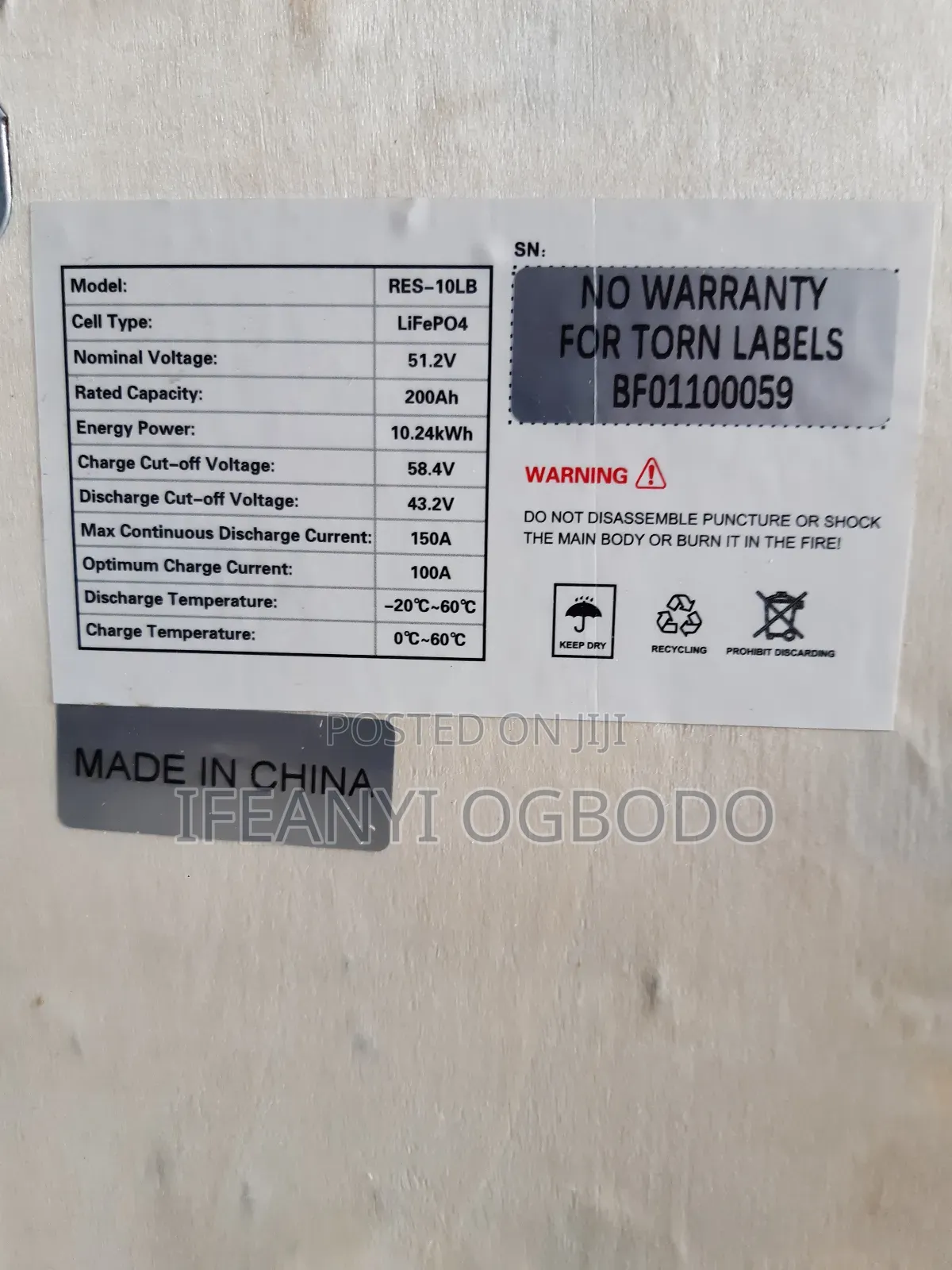 10kwh 51.2v Hyper Lithium